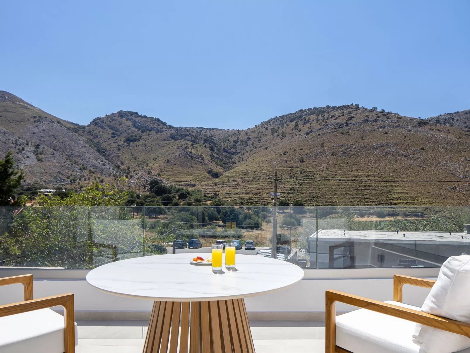 Imbros Villa lll -''Gratis''Beheizter Pool in den Bergen-Buiten