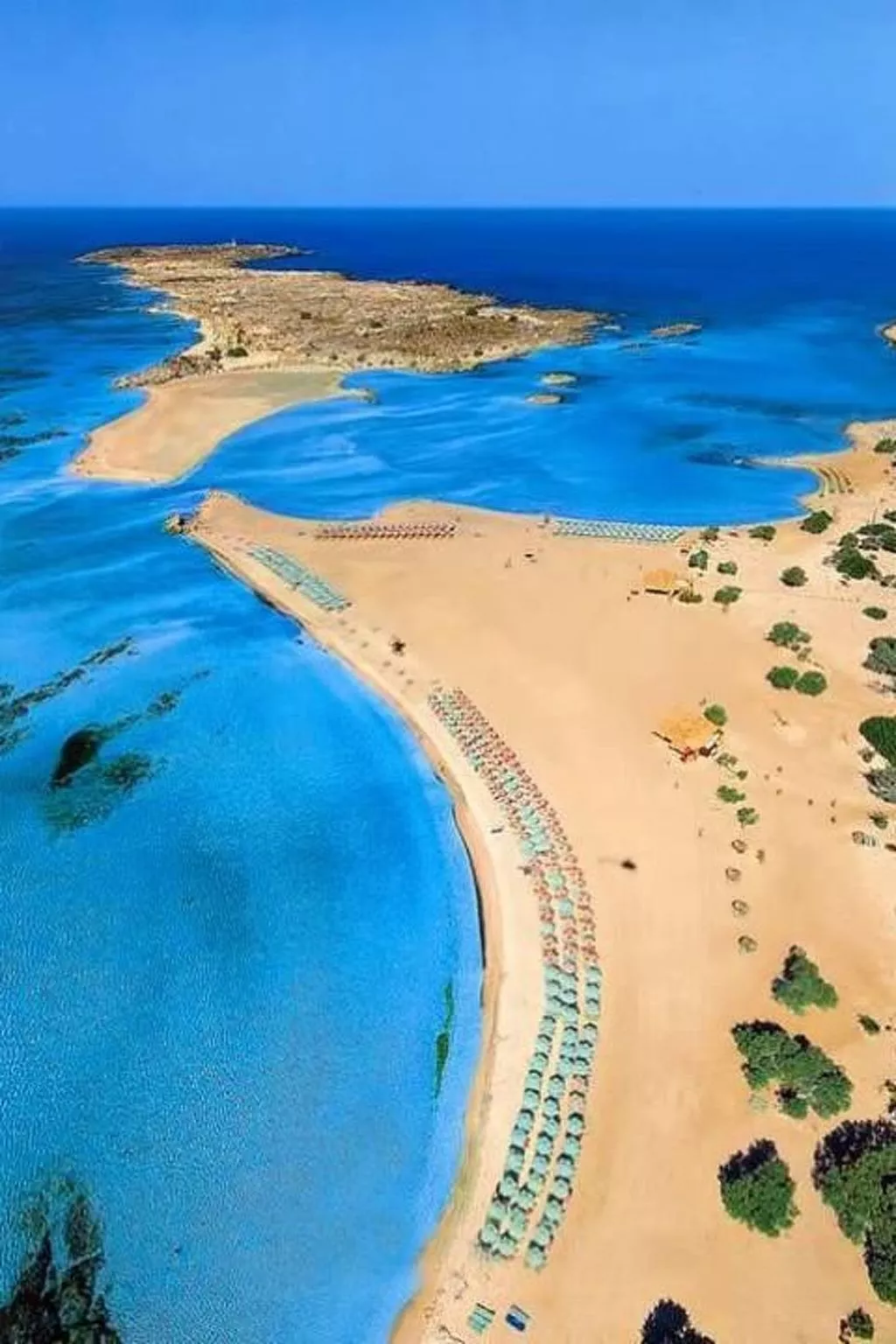 Atemberaubende Aussicht in der Villa bei Elafonissi-Buiten