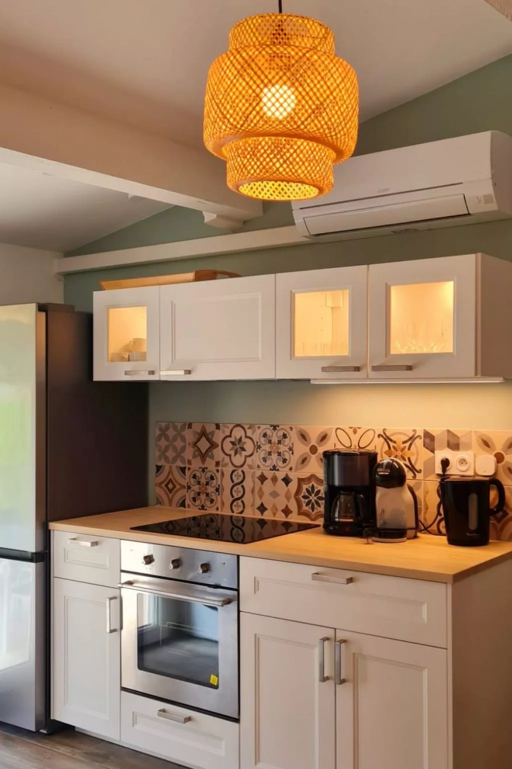 Gîte im Herzen der Weinberge, Terrasse mit atemberaubendem Blick auf das Meer,