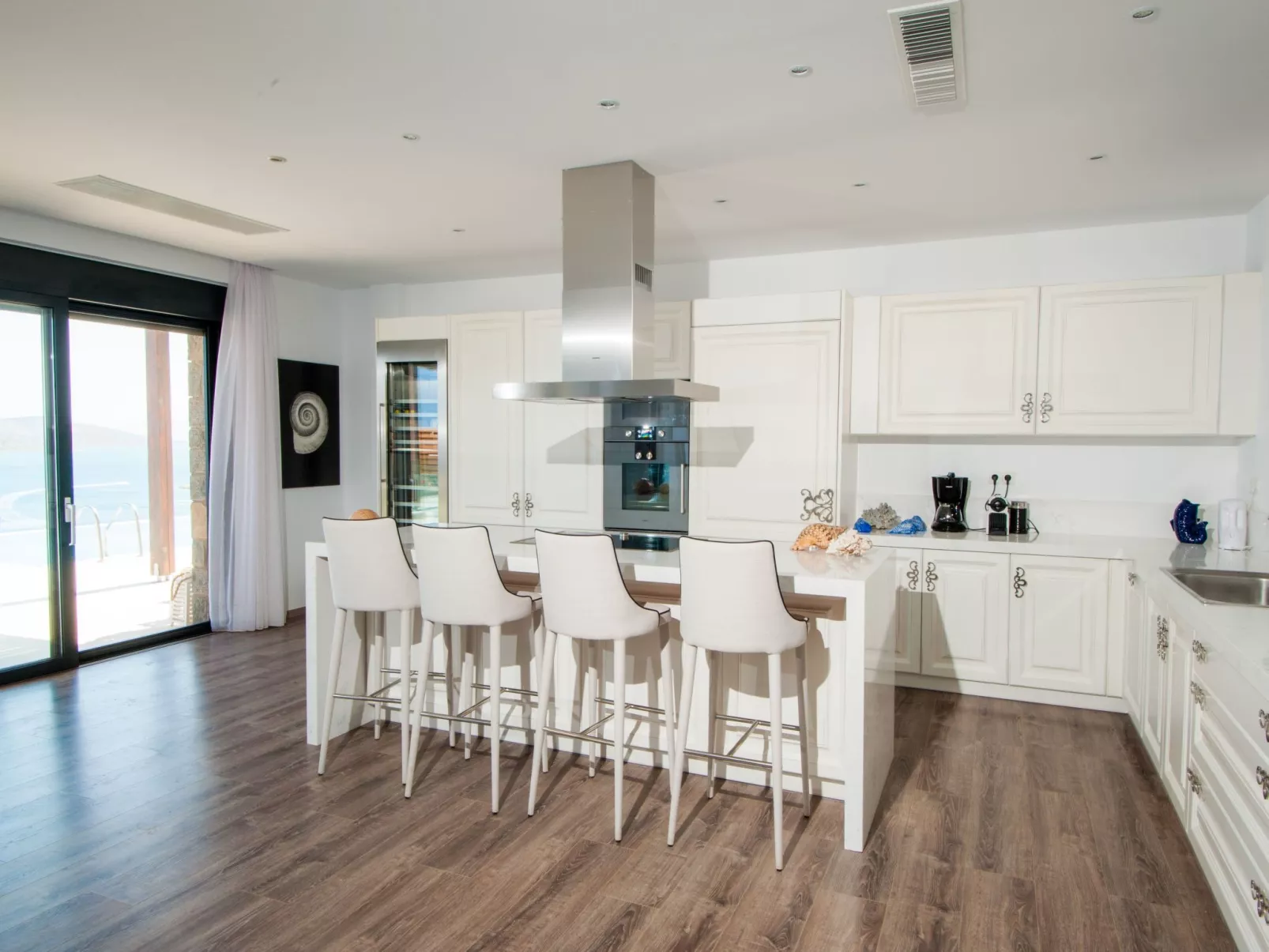 "Villa Dimitra" mit Infinity Pool-Buiten