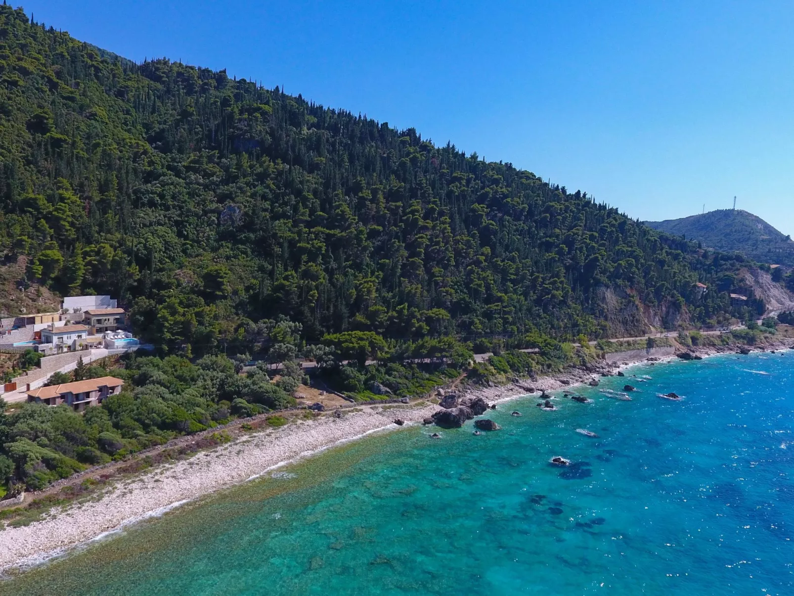 Villa mit eigenem Garten und in der Nähe von Agios Nikitas-Buiten