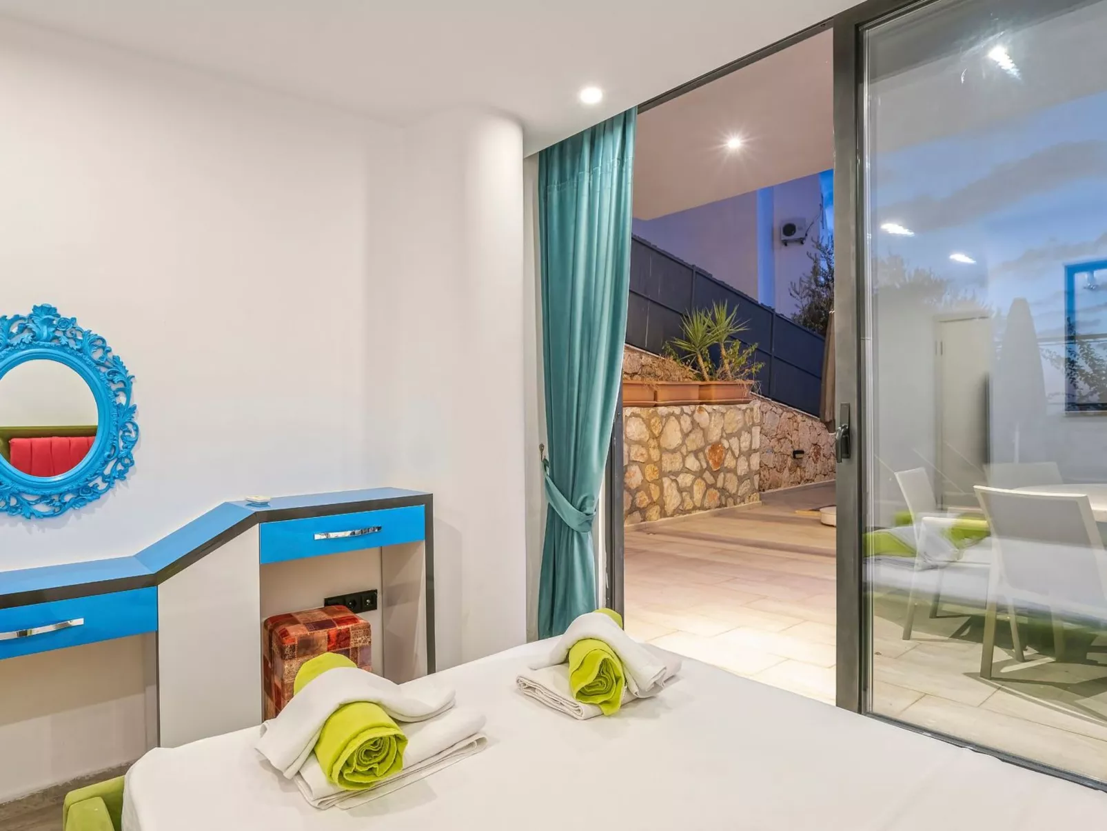 Villa in Kalkan nähe Zentrum und Meer für 8 P.-Binnen