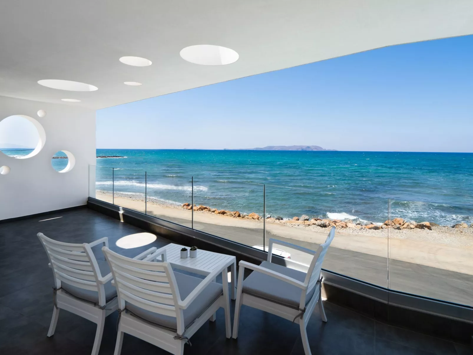 Dias Blaue Villa-Buiten