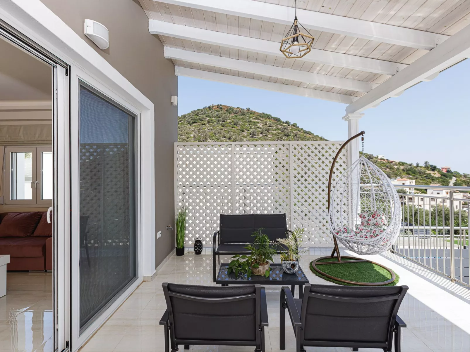 Haus in Vlichada mit tragbarem Barbecue-Buiten