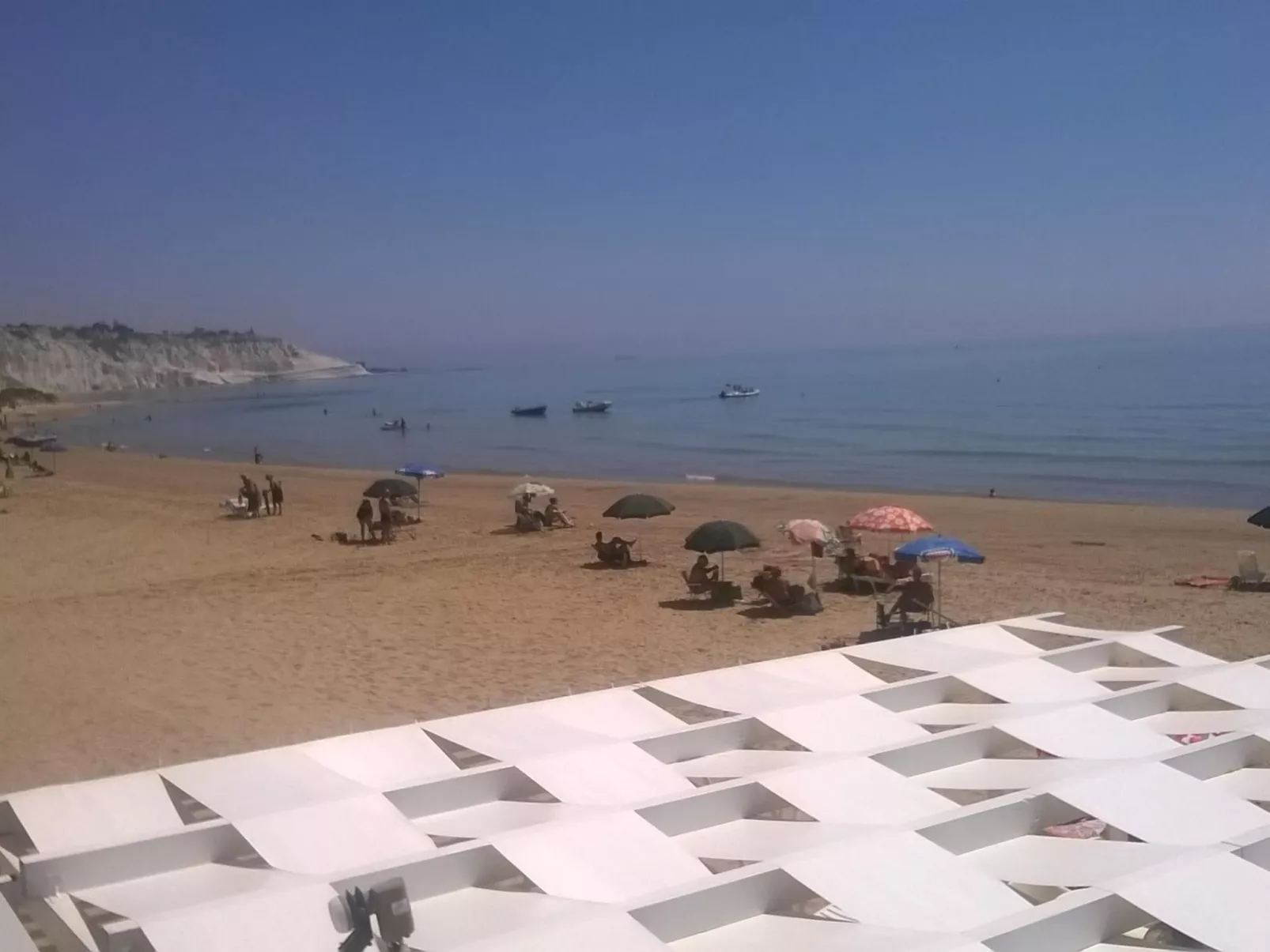 Wohnung an der Scala dei Turchi-Buiten