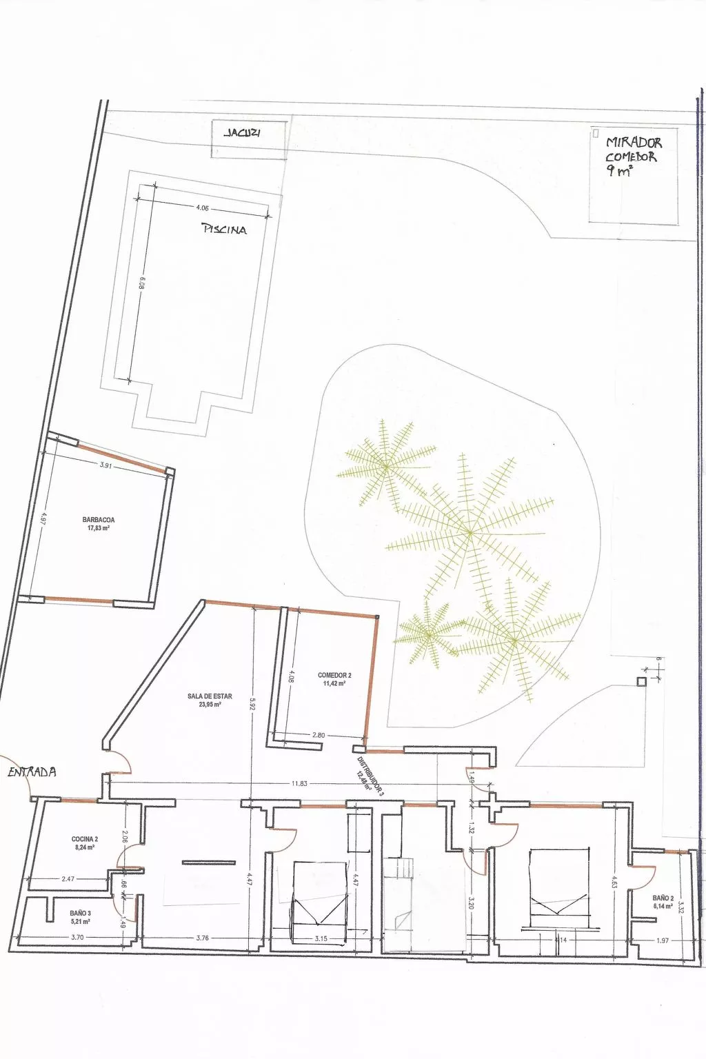 Haus "Maria" mit eigenem Schwimmbad-Binnen