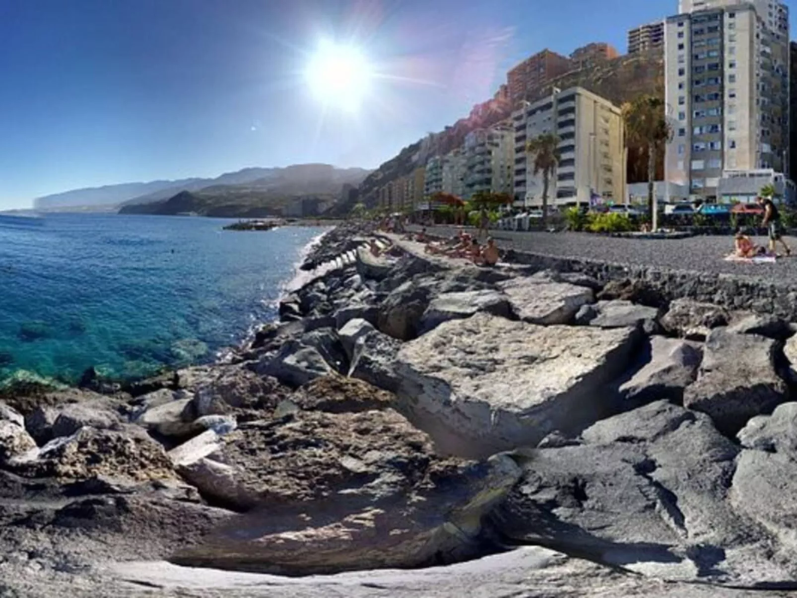 Schöne Wohnung Radazul Meerblick-Buiten