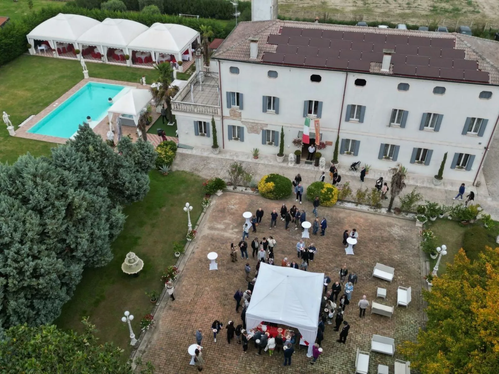 Tenuta "Villa Dalla Benetta" Pool - Wassermassage-Binnen