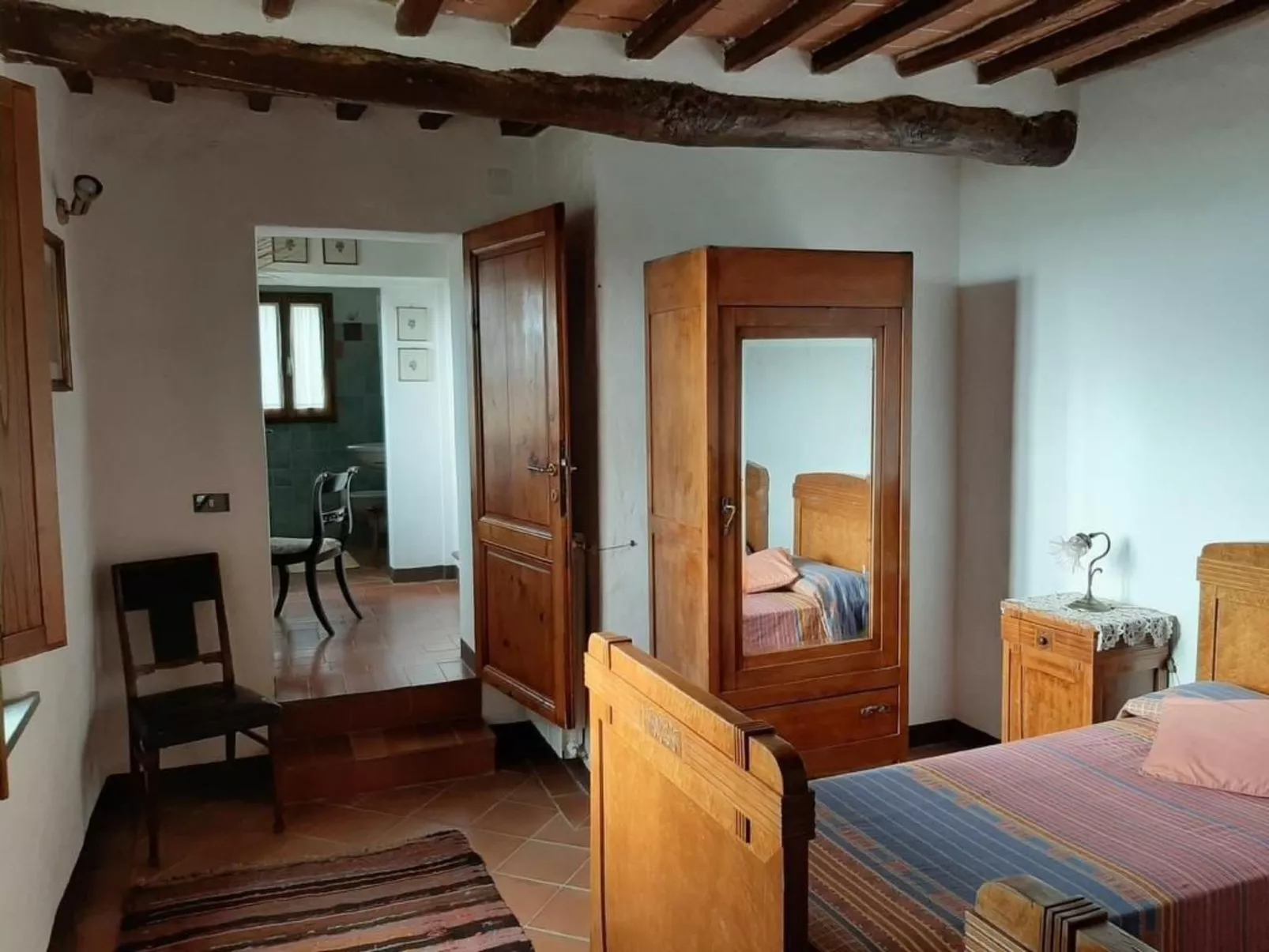 Casa Mulinello, Blick auf das Tal von Montepulciano-Binnen