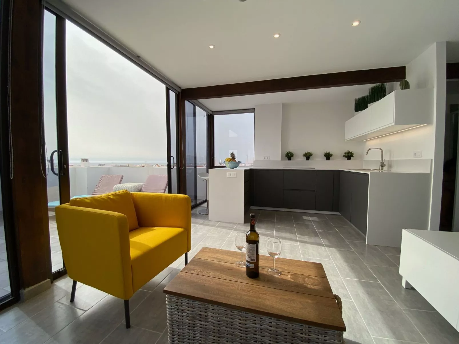 Cotillo Sunshine Penthouse mit Meerblick-Binnen