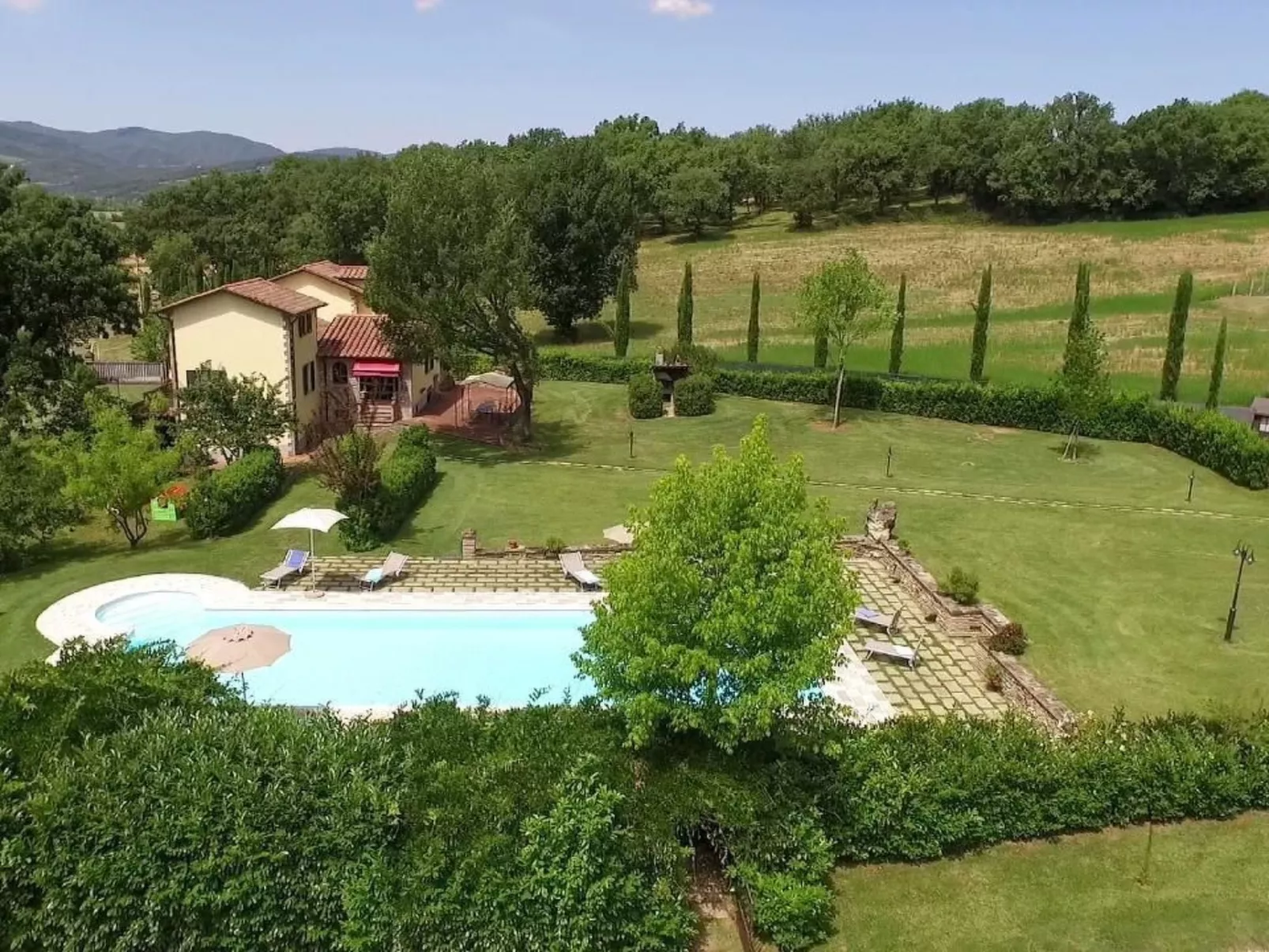 Villa Ferraguzzo in der Toskana mit Pool, Klimaa