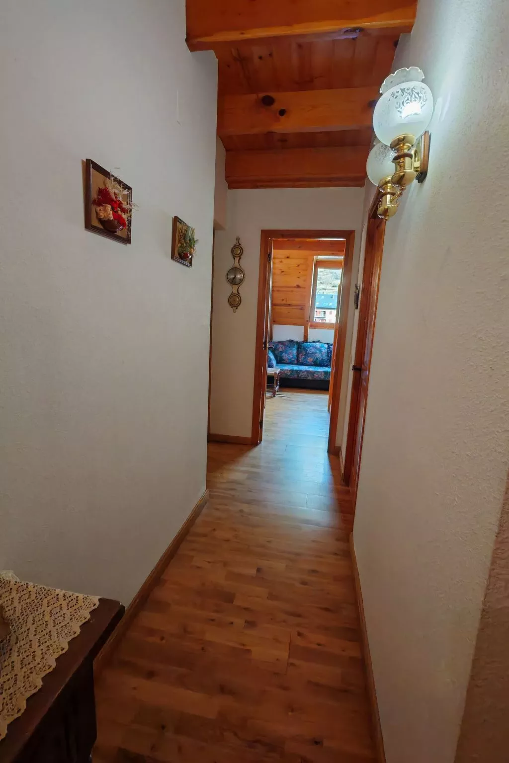 Duplex Muntanyó 2 mit Balkon und Blick auf den Berg Vall de Boí-Binnen