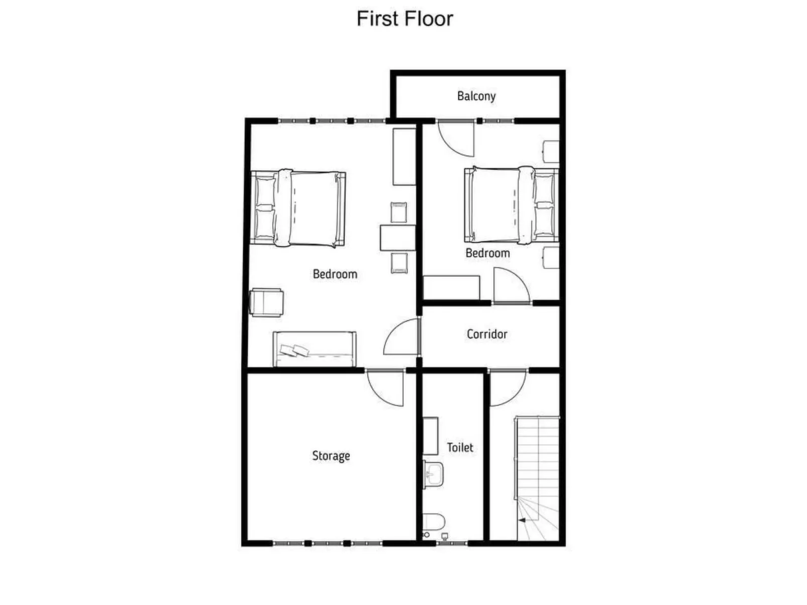 Chalet Simeli-Binnen