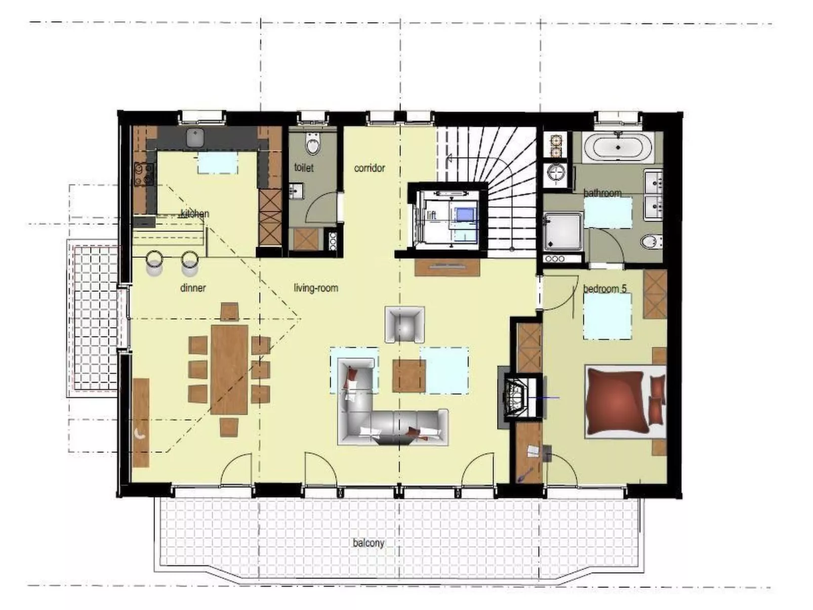 Chalet Rothenegg mit Spa-Bereich-Binnen