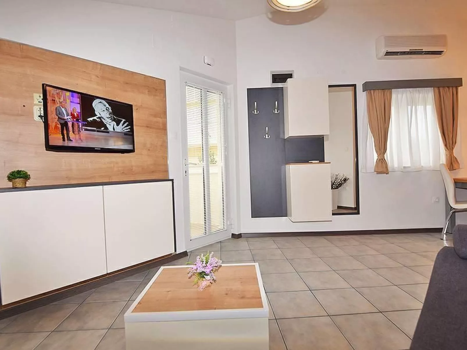 Modernes und komfortables Wohndesign-Binnen