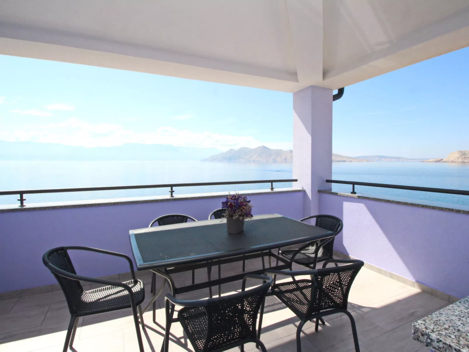 In Baška mit Eigenem Balkon-Buiten