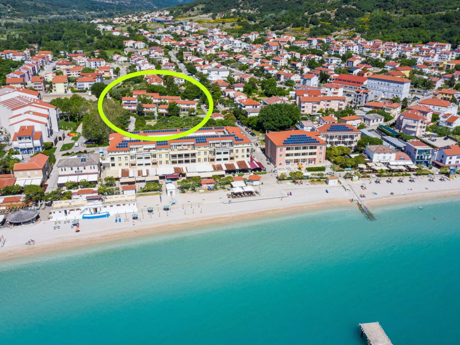 Für 4 Personen ca. 53 m&sup2; in Baška, Adriaküste Kroatien (Kroatische Inseln)