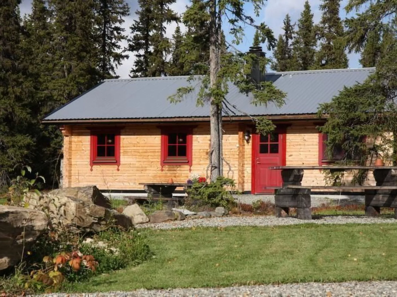 Charmantes Blockhaus, Sauna und Kamin