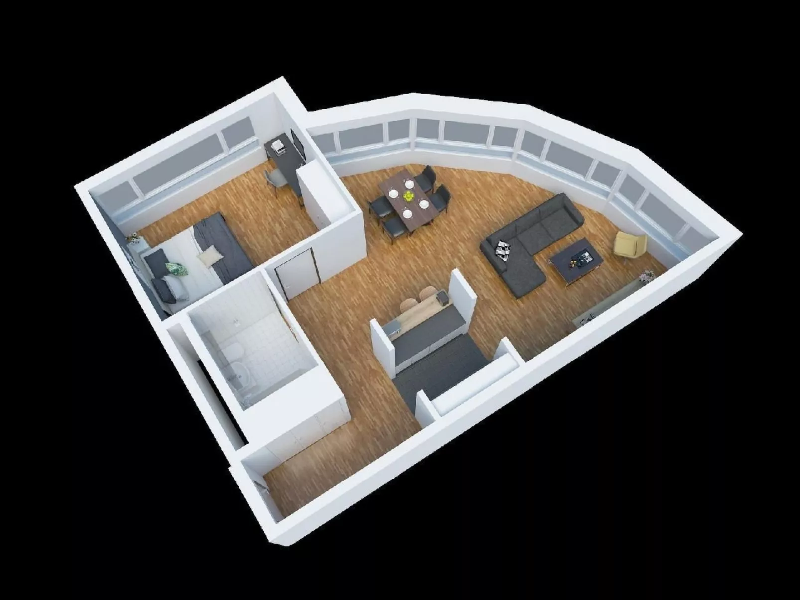 ARISER Zug Central Business Apartment-Binnen