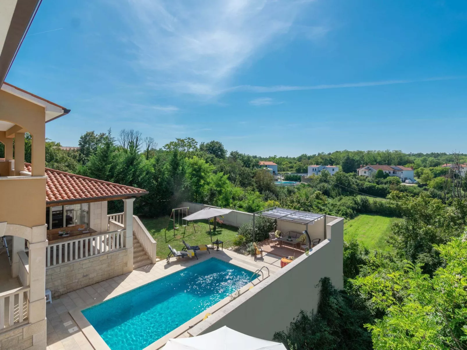 Private Villa mit Panoramablick