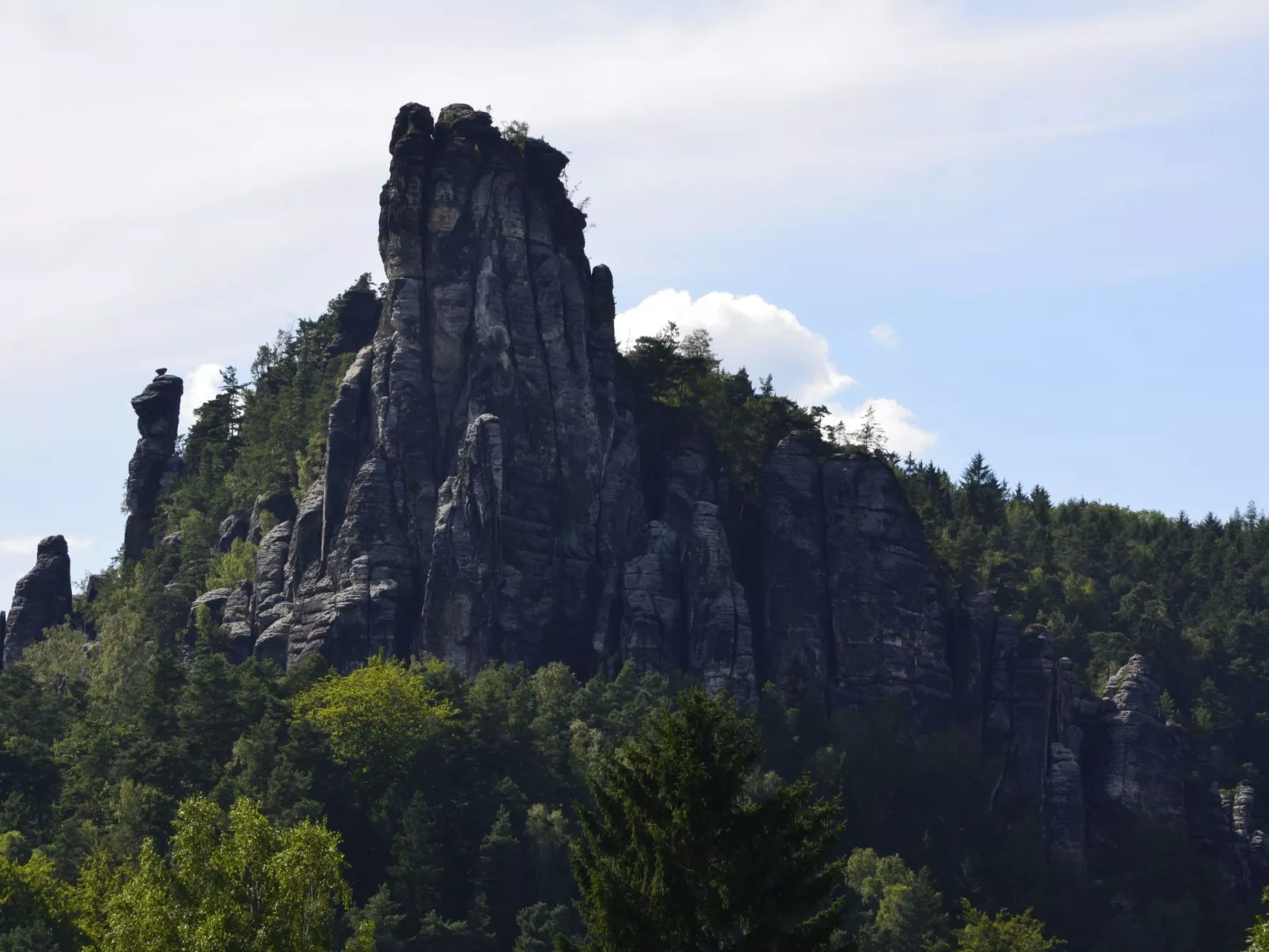 Panoramablick in Königstein-Buiten