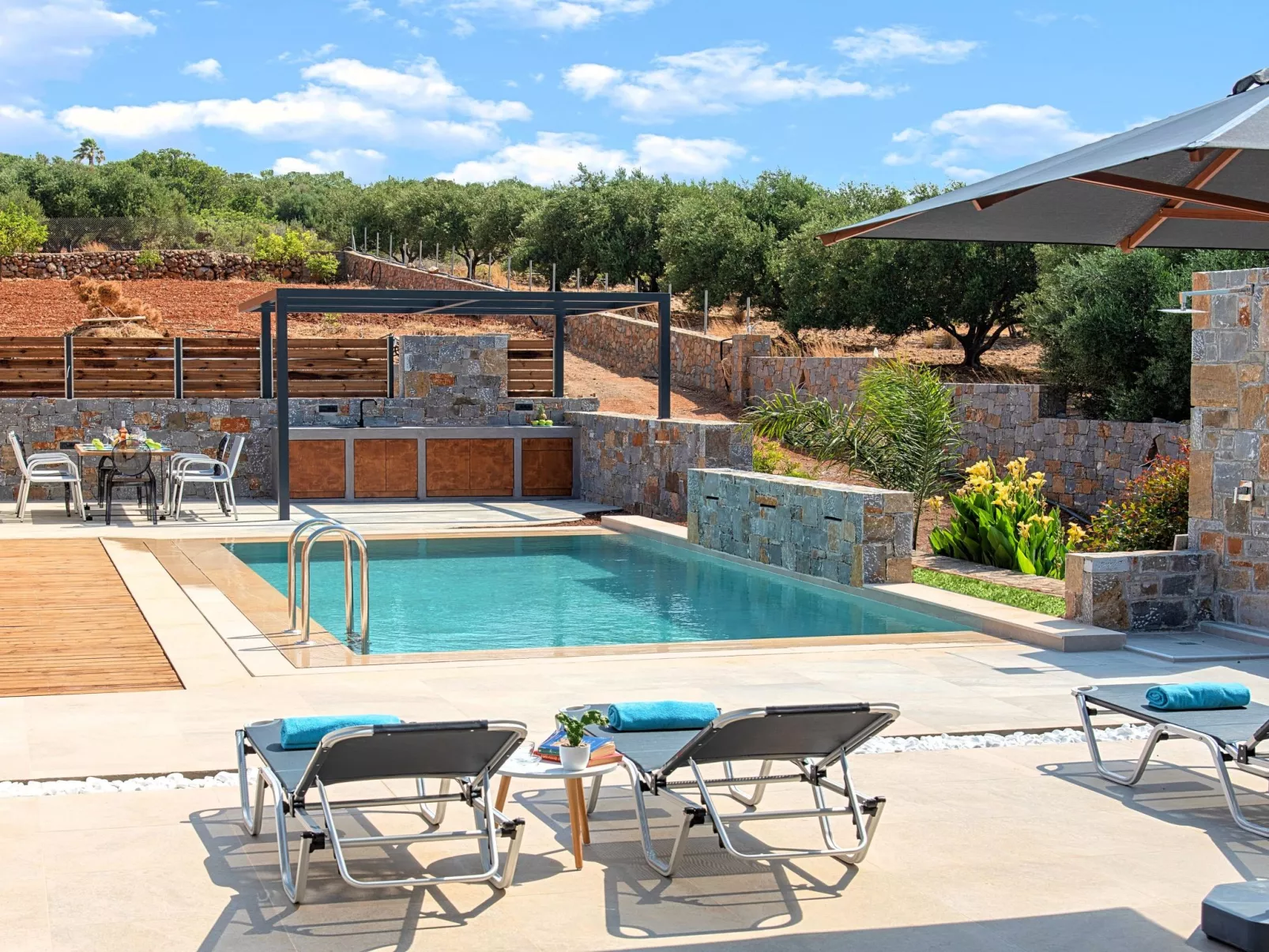 Für 10 Personen in Kalo Chorio, Kreta (Ost-Kreta)-Buiten