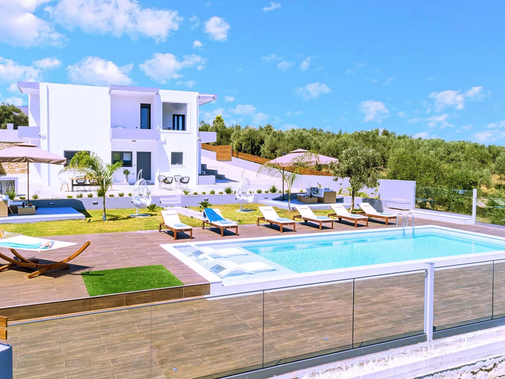 Stavento Luxus Villa Privater Pool-Buiten