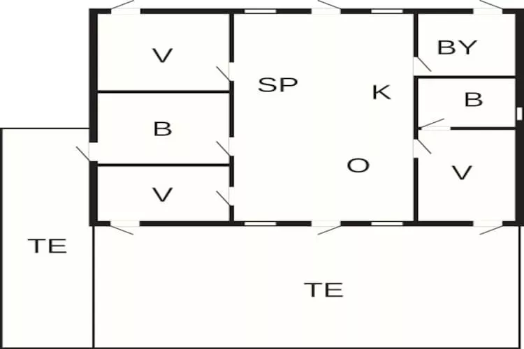 6 persoons vakantie huis in Slagelse-Plattegrond