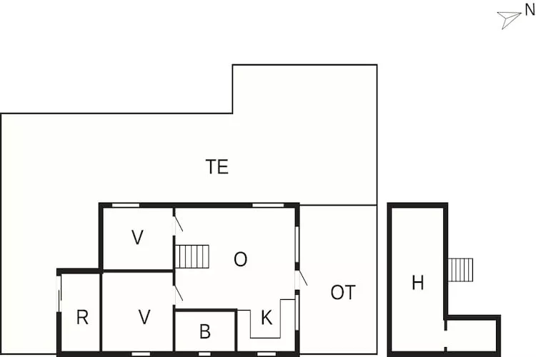 6 persoons vakantie huis in Hovborg-By Traum-Plattegrond