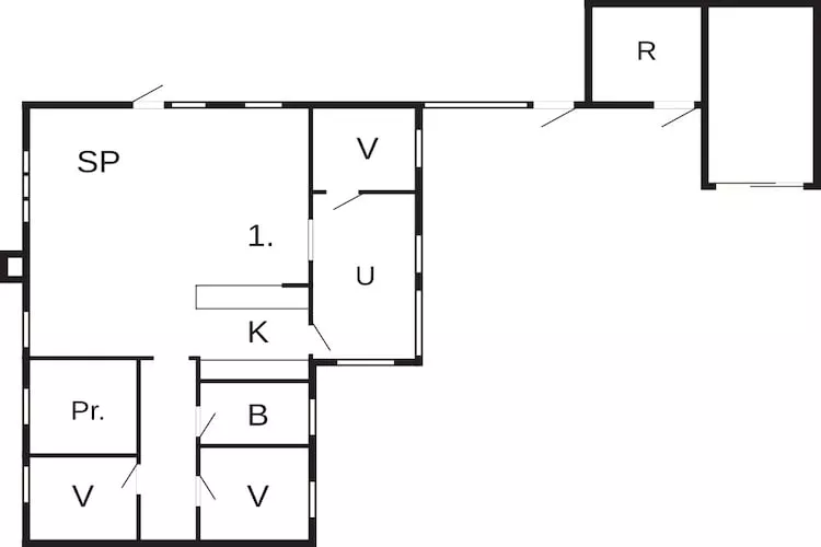 6 persoons vakantie huis in Blåvand - Plattegrond