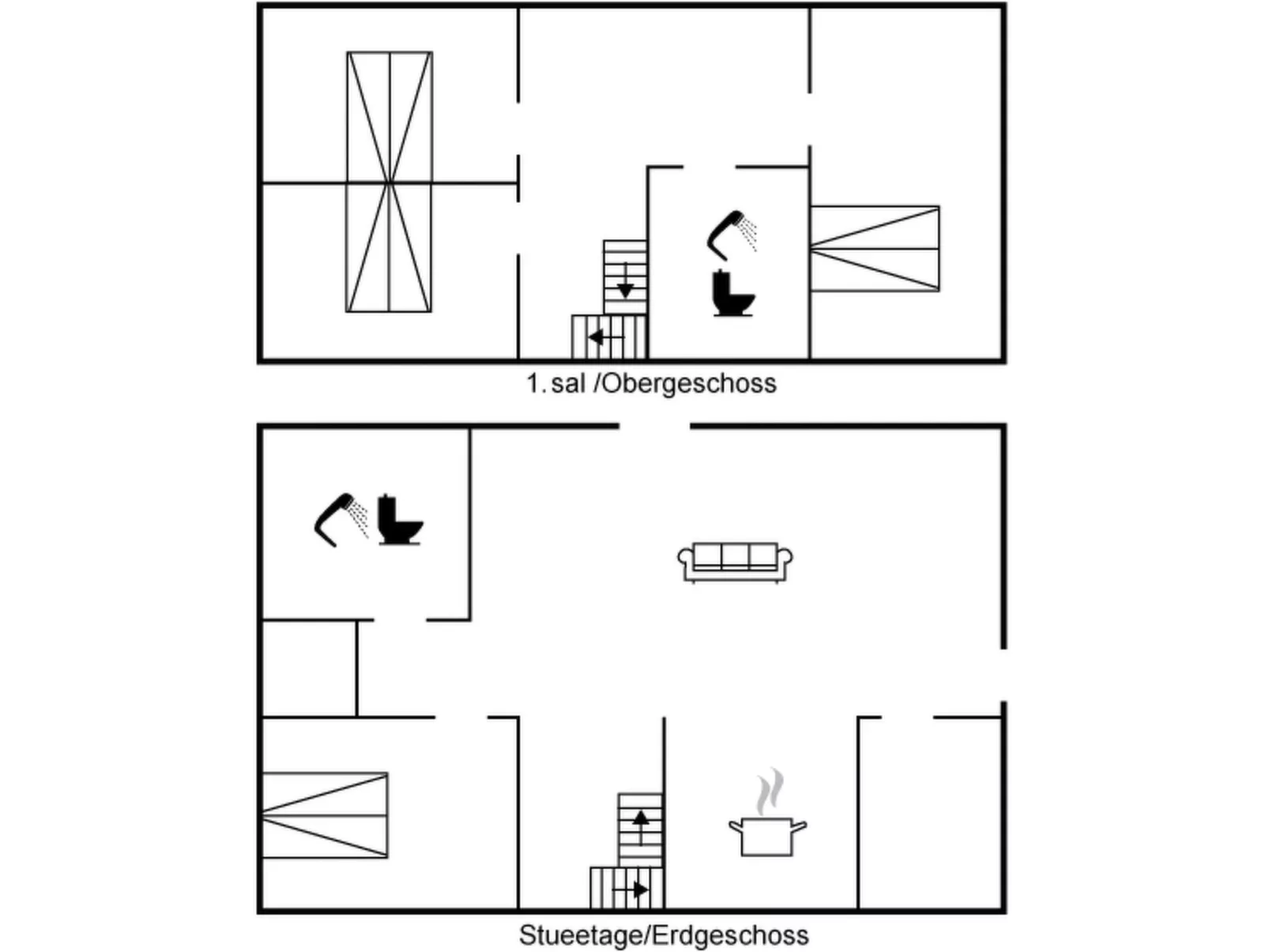"Elisebeth" - 500m from the sea
