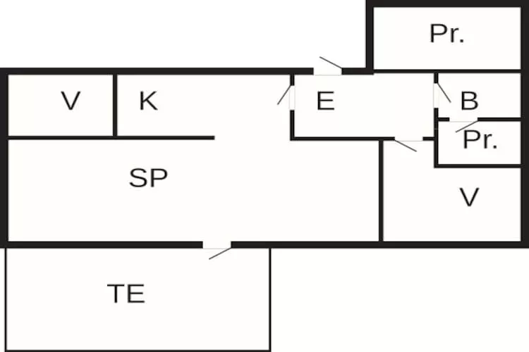 4 persoons vakantie huis in Østervrå-By Traum-Plattegrond