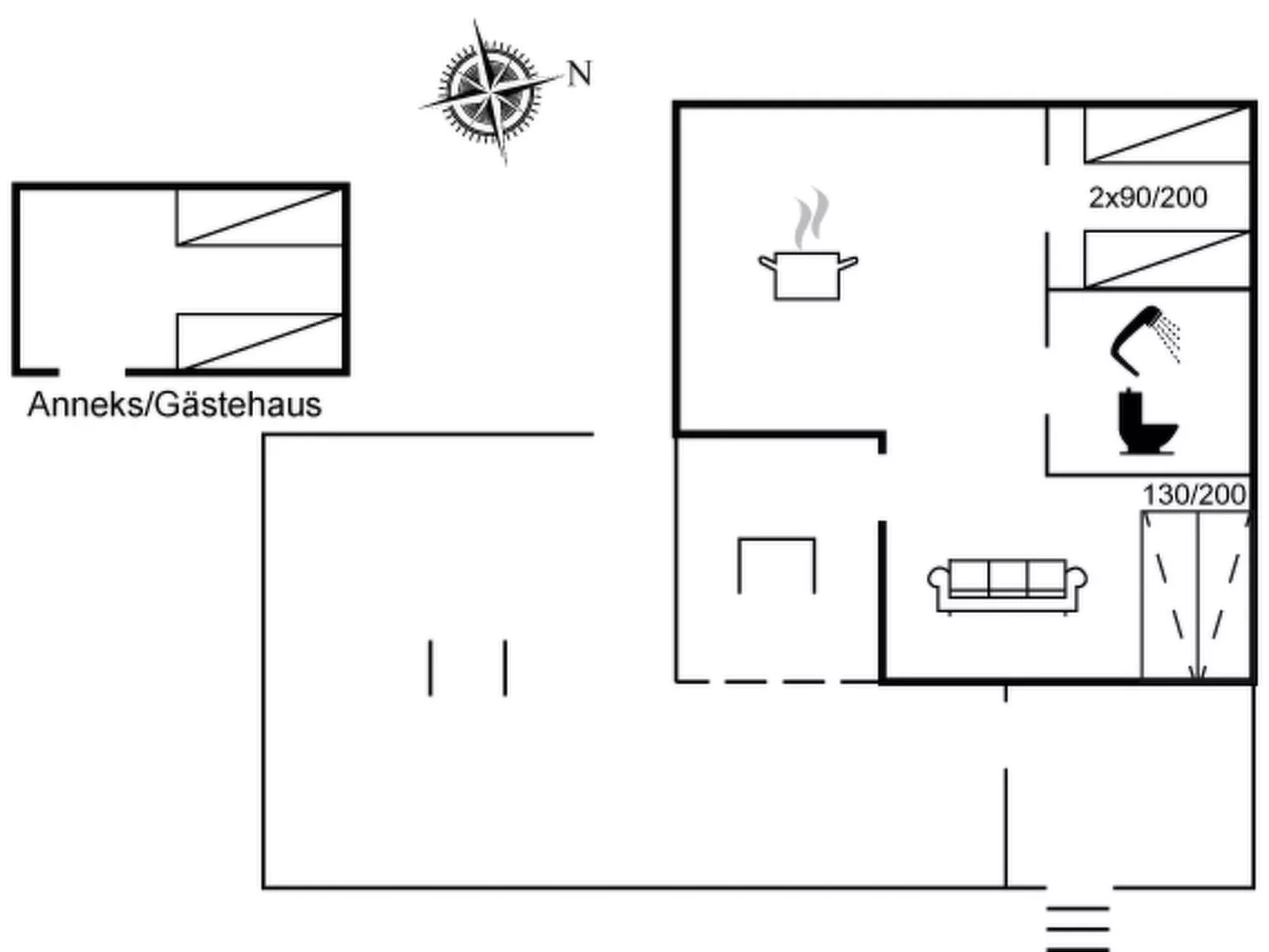 "Gyrth" - 20m to the fjord