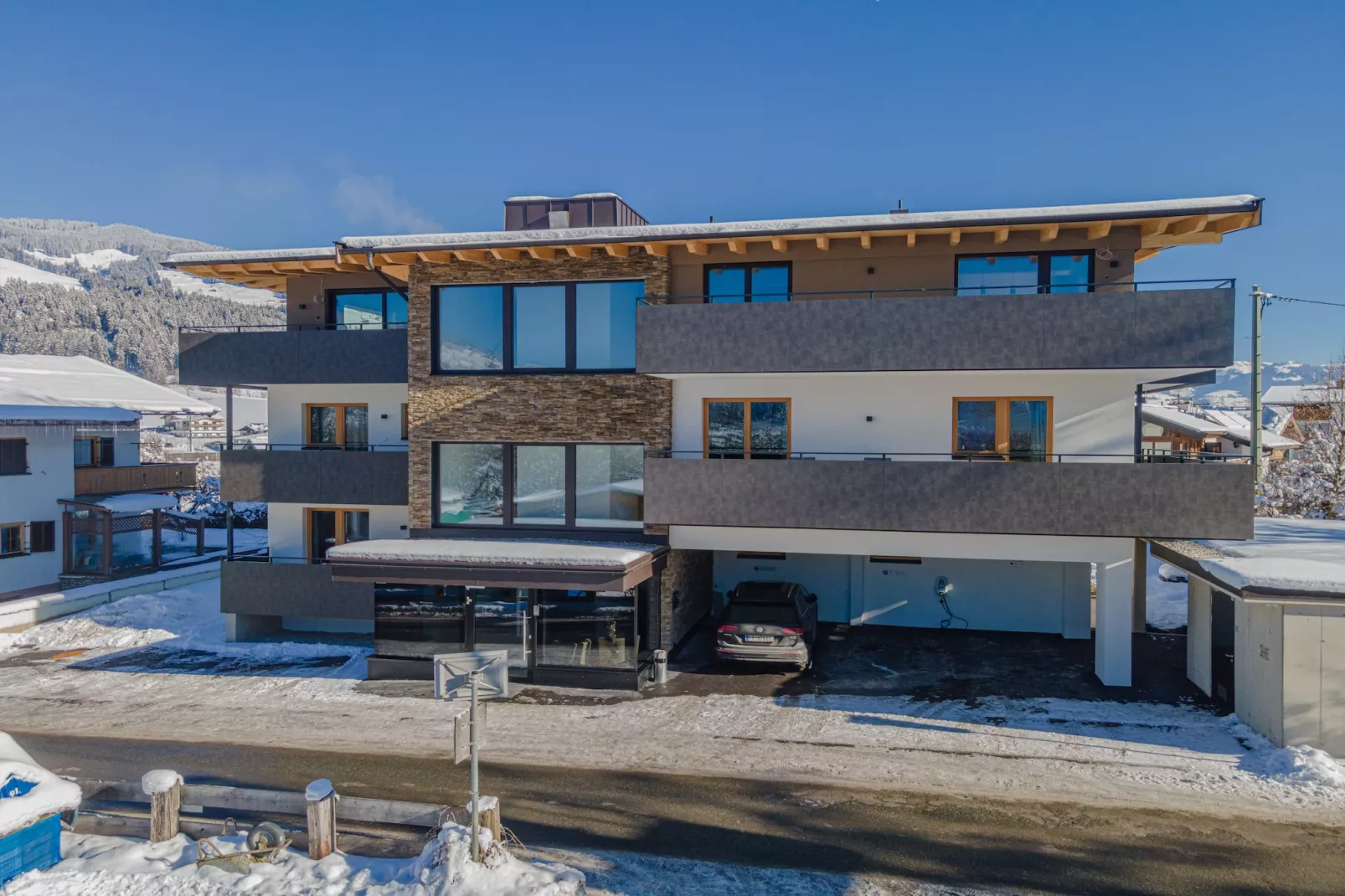 Haus Andrea Cäciel - Exterieur winter