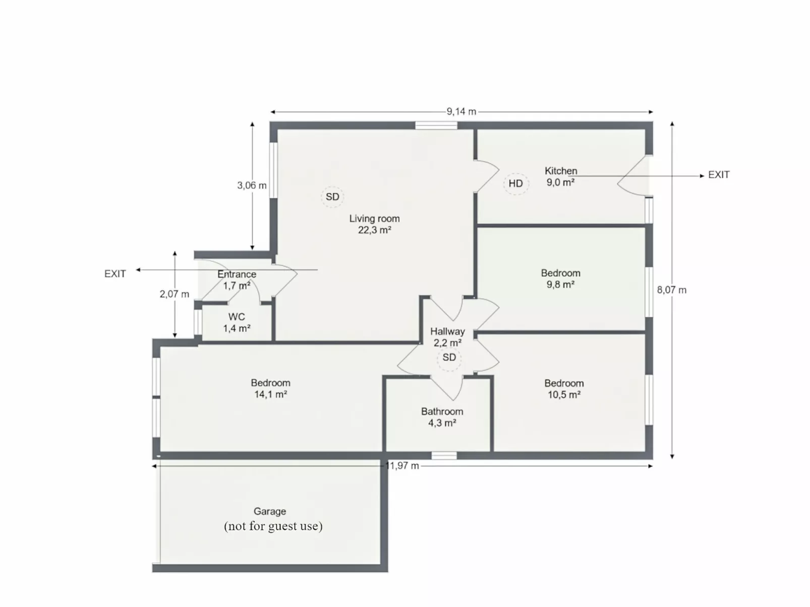 Falcon Lodge - Binnen