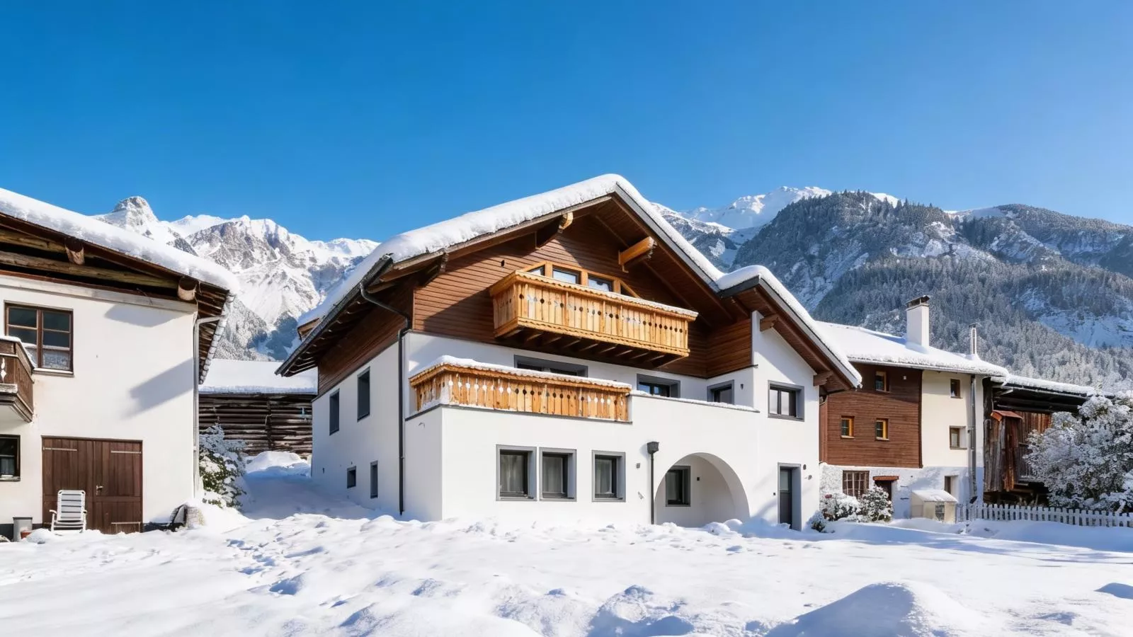 Alpenlodge Pettneu Lodge XL-Exterieur winter