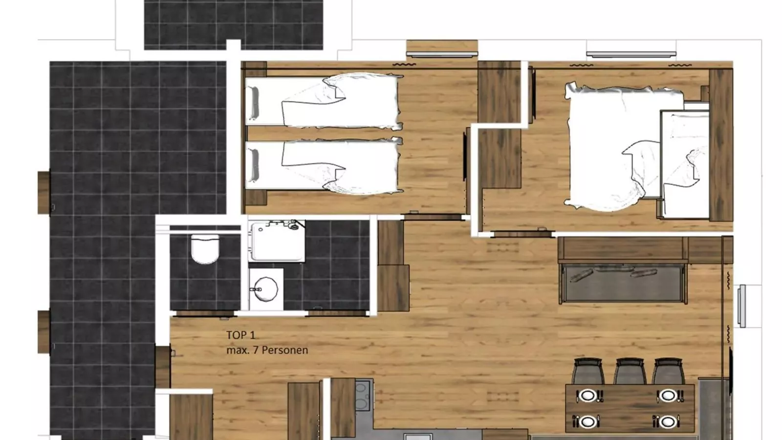 Sonnenhaus-Plattegrond
