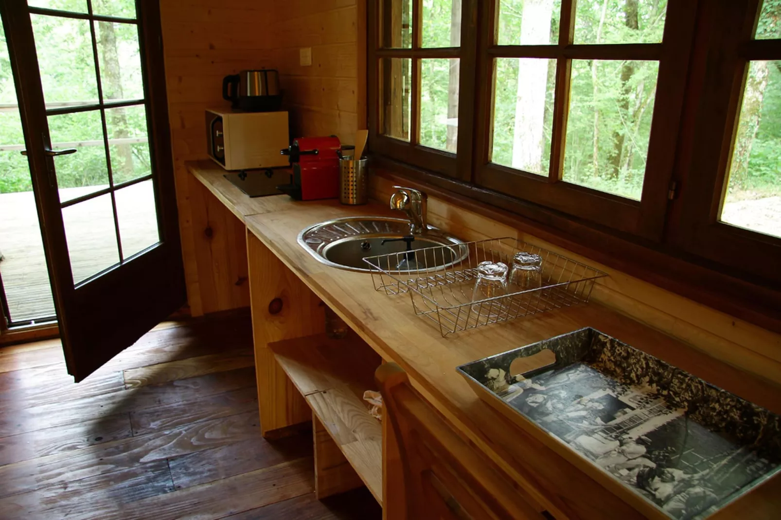 Ecolodge en Sequoia-Keuken