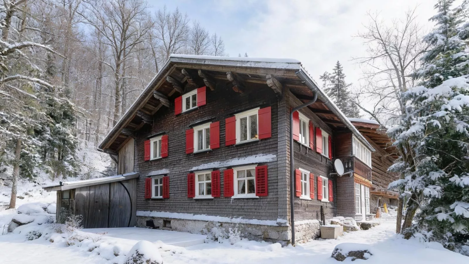 Waldhüsle-Exterieur winter