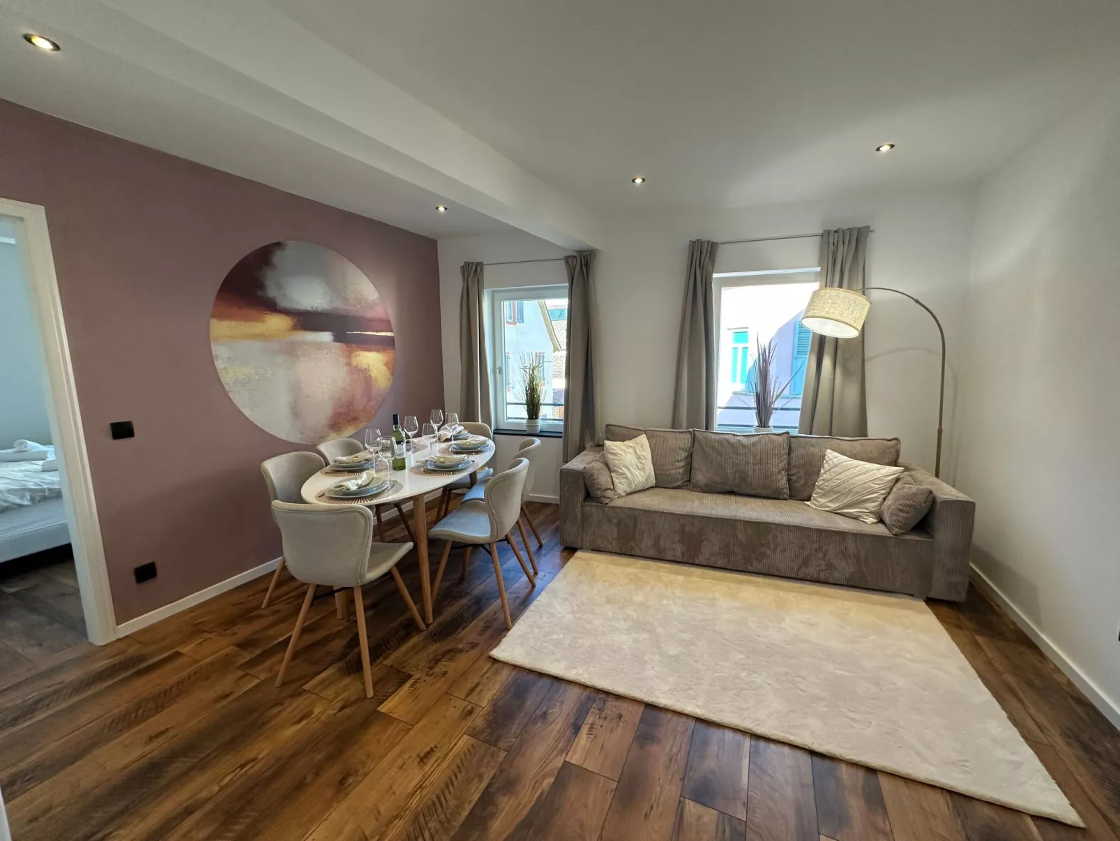 Charmante Fewo mit Dachterrasse, Wintergarten top