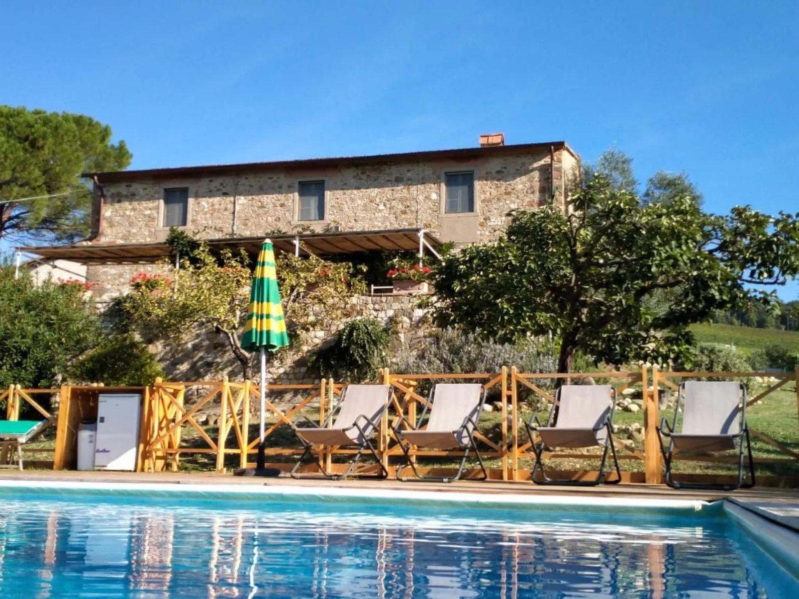 Acquapietra Villa Florenz mit Weinbergen und Pool