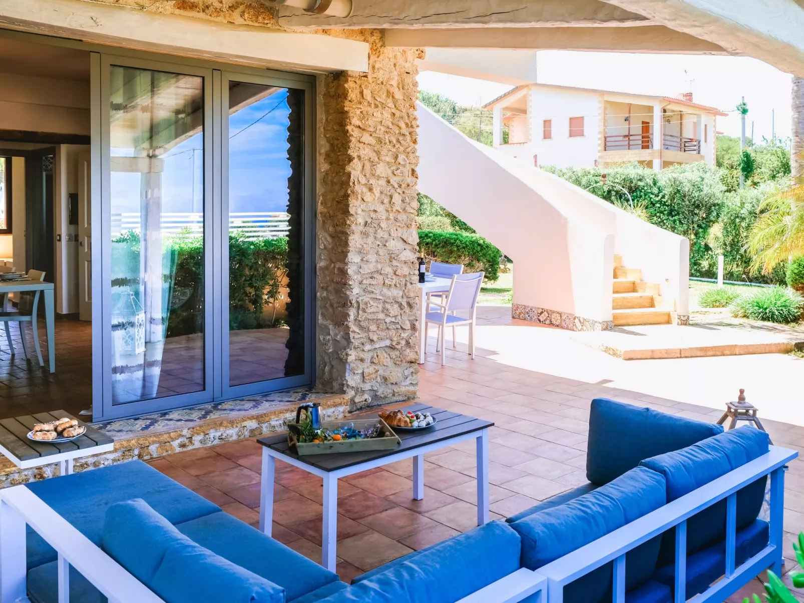 Wohnung in Balestrate mit Schwimmbad und Meerblick