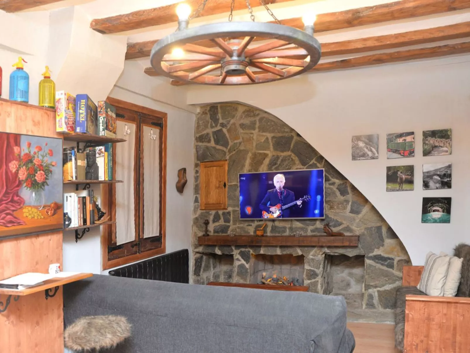 Rustikal-moderne Wohnung für 6 Personen - Pobla de Lillet