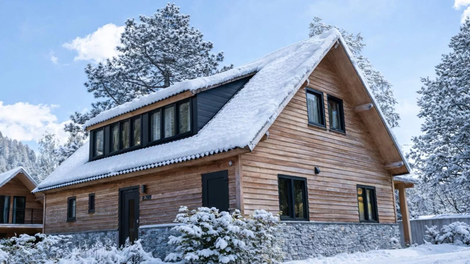 Alpenchalet am See - Exterieur winter