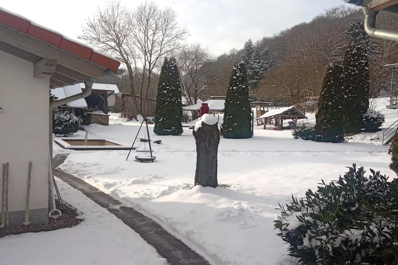 Am Ferienbauernhof - FW 1 und 5-Gebied winter 1km