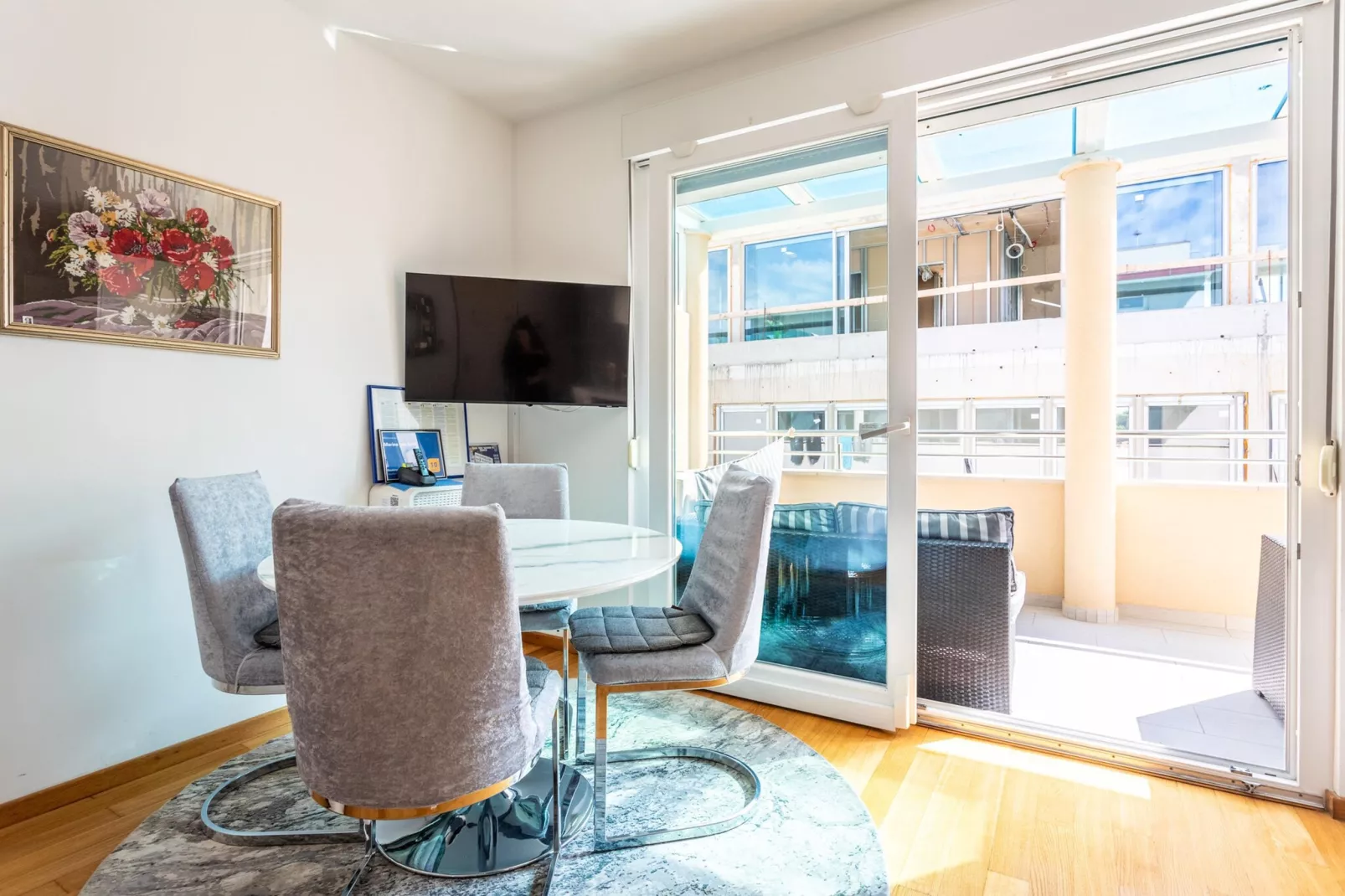 Apartment Bacvice-Woonkamer