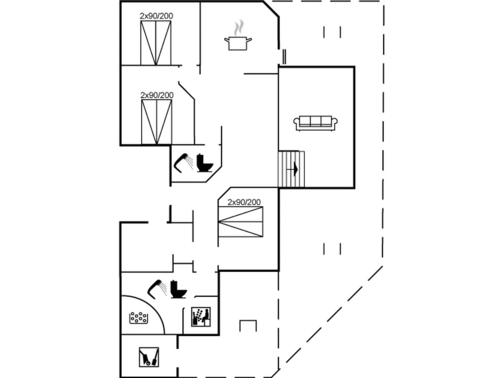 "Gyrid" - 150m from the sea