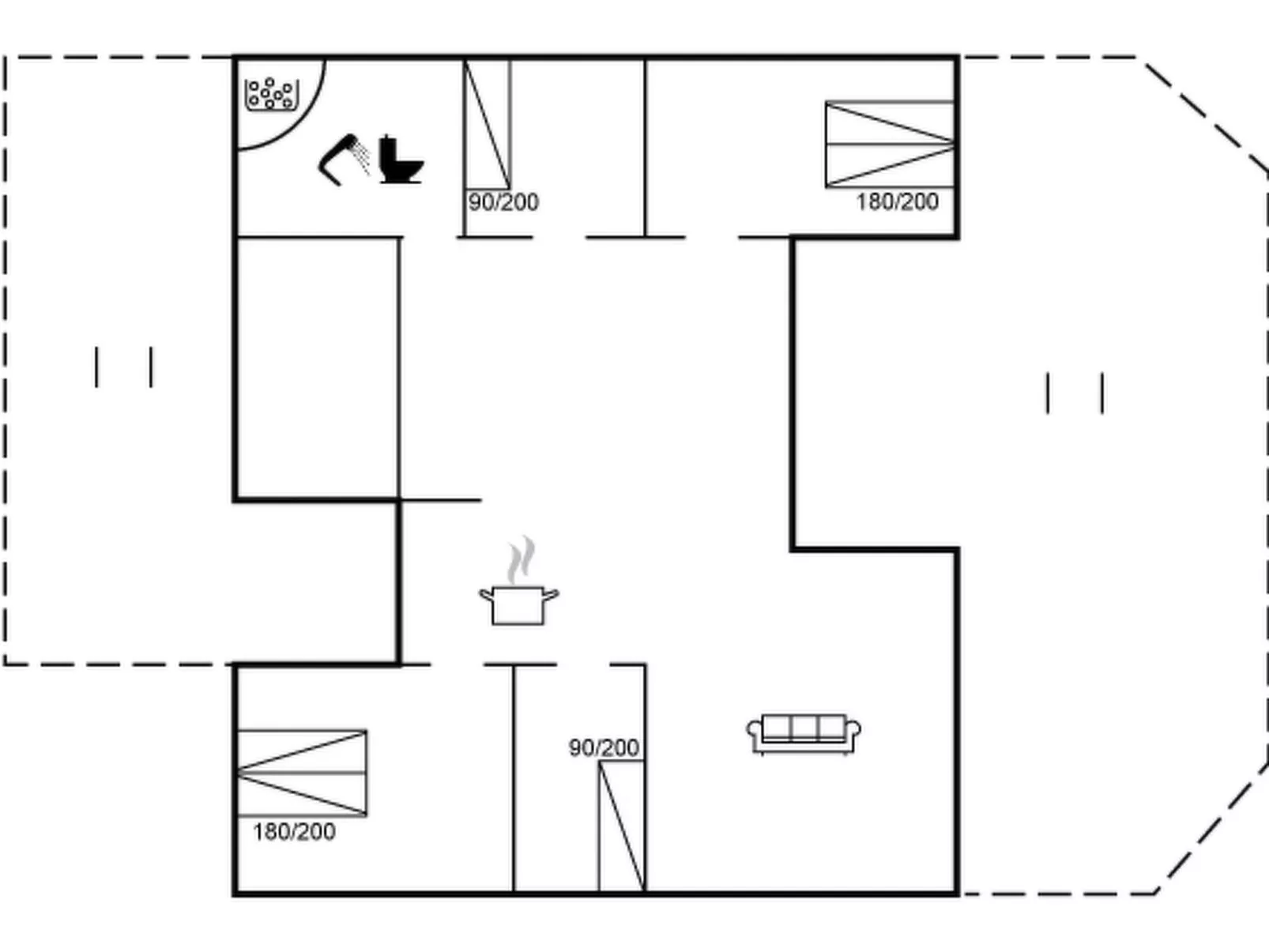 "Valda" - 1.5km from the sea
