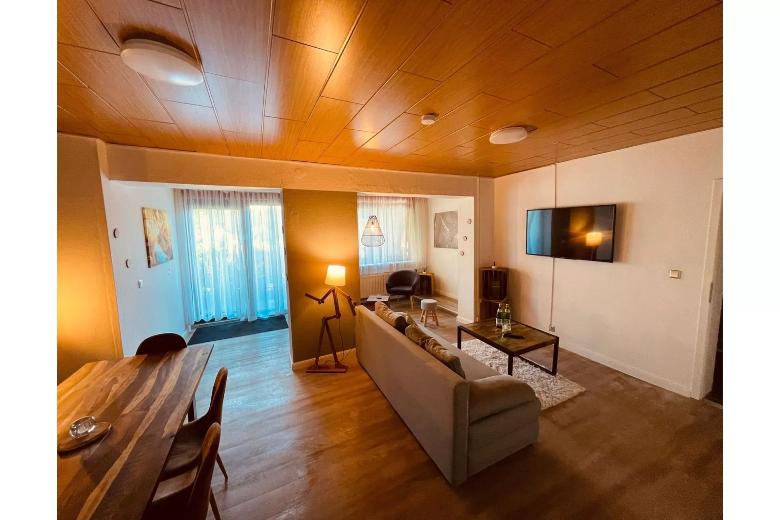 Ferienhaus Mein Bergblick 4 Pers - Woonkamer