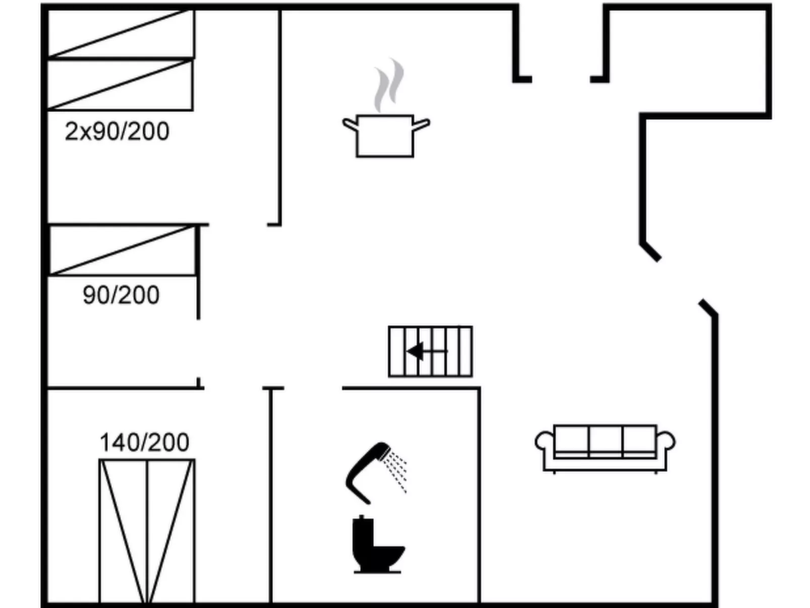 "Binta" - 300m to the fjord